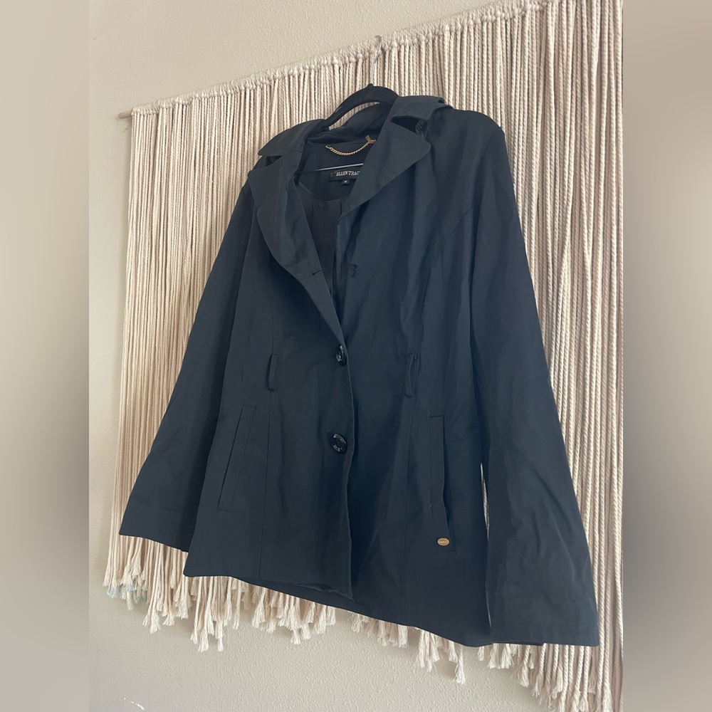 Ellen Tracy Rain Coat M